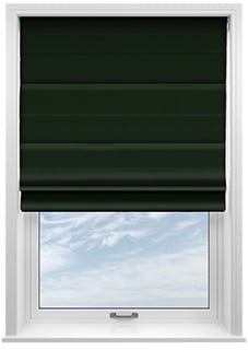 Faux Suede, Bottle Green - Twist&Fit Roman Blind